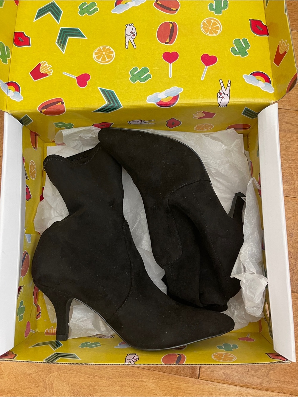 New Black Women's Suede Ankle Boots - Classic Pointed Toe